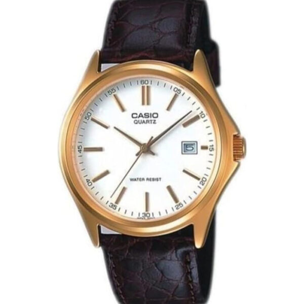 Casio Herren-Armbanduhr Analog Quarz Leder MTP-1183Q-7A