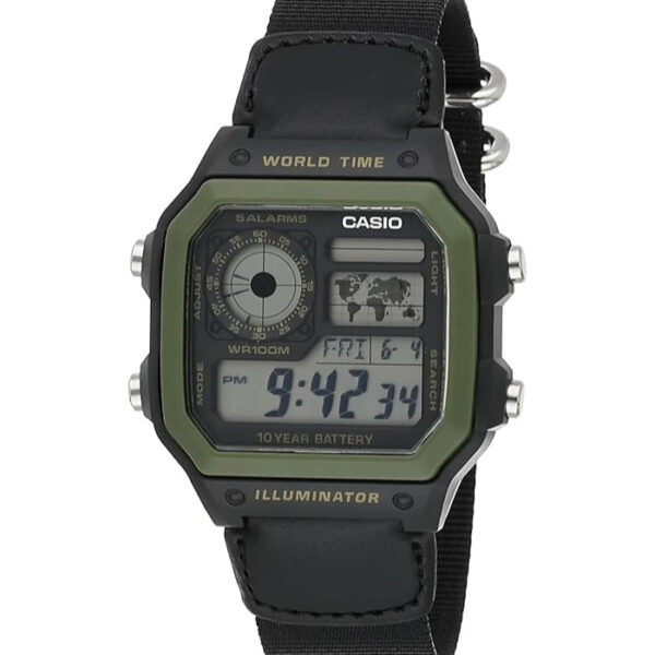 Casio 1200whb Sportuhr, Einheitsgröße