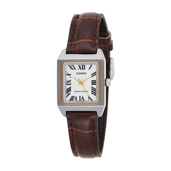 Casio Women's Analog Digital Automatic Watch Strap S7232456, Brown, Band