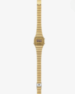 Casio LA670WGA-9D Damen Digitaluhr Gold – Komplettansicht