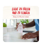 NUK Babyflasche mit Verpackung, Made in Germany und BPA-frei Symbole