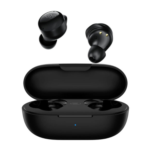 QCY T17 Mini Wireless Earbuds Bluetooth 5.1 Headphones HiFi Stereo Deep Bass,26H Playtime,Waterproof Wireless Earphones Touch control with Pocket Size Charging Case,Black