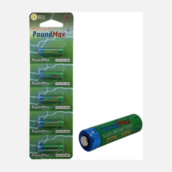 PoundMax Alkaline 27A/L828, 12V, 5er-Pack