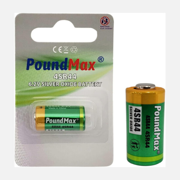 PoundMax Silberoxid 4SR44, 1er-Packung