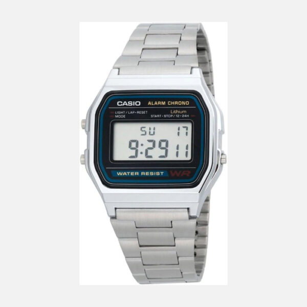 Casio Collection A158WA-1DF Unisex Chronograph