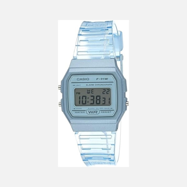 Casio Unisex Adult F-91WS-2DF Digital watch Blue Standard