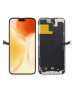 Front and back view of JK Premium in-cell iPhone 14 Pro Max display assembly