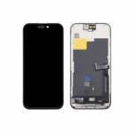 iPhone 15 Pro display module front and back view – JK Premium In-Cell FHD screen by Wolfsohn B2B