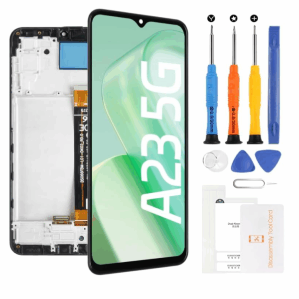 SUNIX InCell LCD Display für Samsung A23 5G mit Rahmen