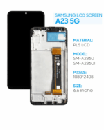 Vorher-Nachher Reparatur Samsung A23 5G Display