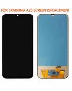 SUNIX InCell Display für Samsung A25 A256 – Vergleichsansicht Vorder-/Rückseite