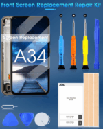 Front Screen Replacement Kit für Samsung Galaxy A34 5G mit Display und Werkzeugen