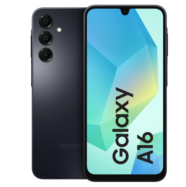 Samsung Galaxy A16 128GB Black - Front View - Wolfsohn B2B Wholesale