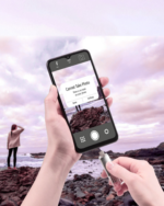 Hama C-Laeta USB Stick 128GB über USB-C an ein Tablet angeschlossen