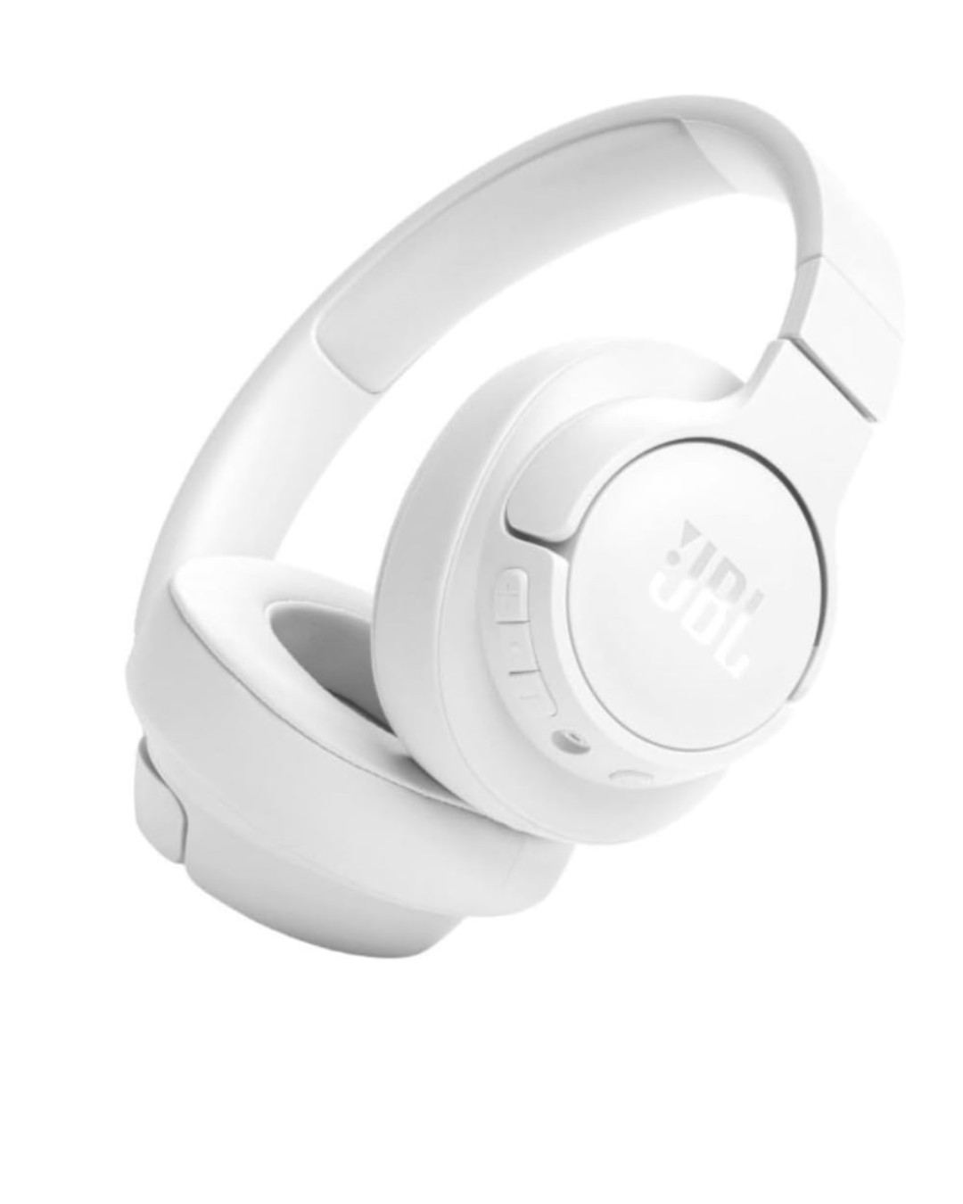 JBL T720 BT WHT weißer Over-Ear Bluetooth Kopfhörer mit JBL Logo JBL T720 BT WHT – Over-Ear Bluetooth Kopfhörer Weiß