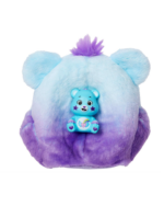 Lila-blauer Dream Bright Bär Plüschkopf mit kleiner passender Care Bears Figur