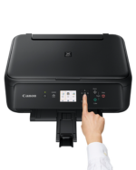 Canon PIXMA TS5150 Bedienfeld mit Farbdisplay und Steuertasten