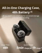 DJI Mic Mini Sender direkt mit Osmo Action und Osmo Pocket Kameras verbunden