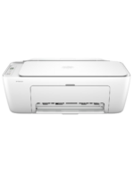 HP DeskJet 2810e All-in-One Farbdrucker in der Vorderansicht mit geschlossener Papierzufuhr