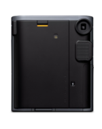 Detailansicht des Objektivs und der Bedienelemente der Fujifilm Instax Mini 41 Sofortbildkamera