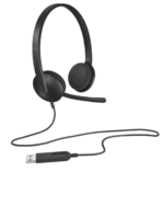 Weiche Schaumstoff-Ohrpolster des Logitech H340 Headsets