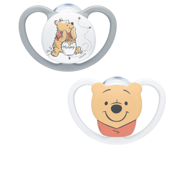 NUK Space Schnuller 6–18 Monate Disney Winnie the Pooh – 2er-Pack