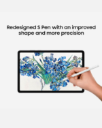 Rückansicht des Samsung Galaxy Tab S11 X730 in Grau mit Kamera und S Pen