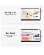 Galaxy Tab S11 X730 zeigt ein Weitwinkel-Video auf dem 11 Zoll Display im Querformat