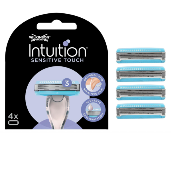 Wilkinson Intuition Sensitive Touch Ersatzklingen 4er Pack für empfindliche Haut