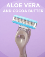 Wilkinson Intuition Sensitive Rasierkopf mit Text Aloe Vera and Cocoa Butter