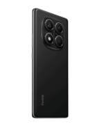Schräg von vorne gezeigtes Xiaomi Redmi Note 14 Pro 5G mit eingeschaltetem 6,67 Zoll AMOLED Display und 14 Pro 5G Schriftzug