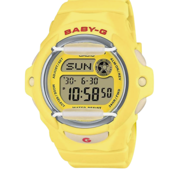 Casio BABY-G BG-169CH-9ER – Robuste digitale Damenuhr in leuchtendem Gelb