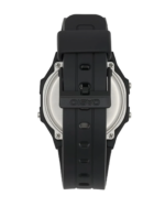 Flaches Gehäuseprofil der Casio F-105W Digitaluhr