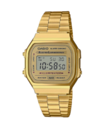 Casio Vintage Digitaluhr Gold Vorderansicht Wolfsohn B2B Markt