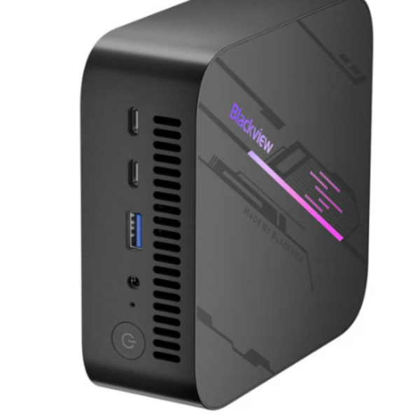 Blackview, Blackview MP100 Pro Mini PC, Intel Core i5-12450H, Mini PC Windows 11 Pro, Triple 4K Mini PC, Micro Desktop i5, Wi-Fi 6 Mini PC, Business PC kompakt, Wolfsohn B2B