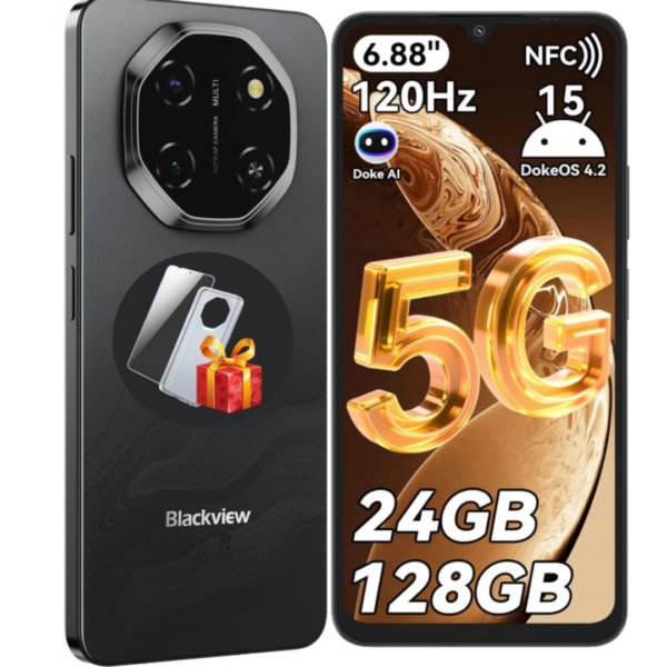 Blackview Shark 6 5G Smartphone Android 15 KI-Handy Wolfsohn B2B