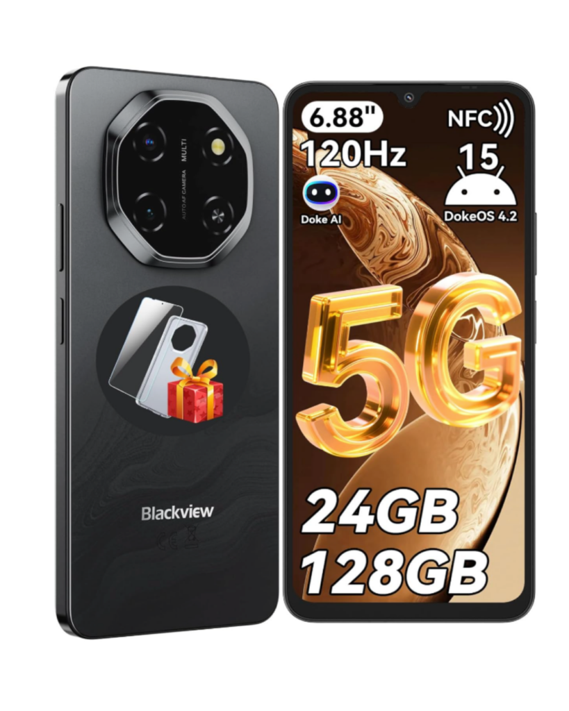 Blackview Shark 6 5G Smartphone Android 15 KI-Handy Wolfsohn B2B