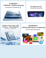 Blackview Wave 9C Benutzeroberfläche Android 15 Sicherheitsfeatures