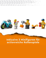 Kinder spielen mit LEGO 60357 Stunttruck Feuerreifen Challenge