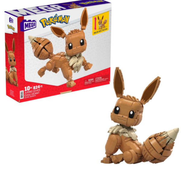 MEGA Construx Pokémon Jumbo Evoli Bauset 30 cm Figur Wolfsohn B2B