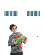 NERF DinoSquad Rex-Rampage 10-Dart-Clip und Zielfernrohr
