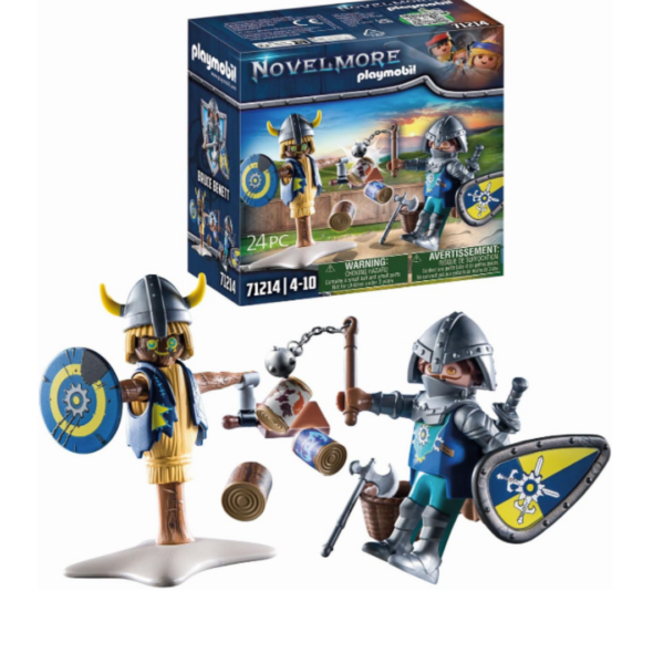 Playmobil 71214 Novelmore Kampftraining Set mit Ritter Bruce Benett Wolfsohn B2B