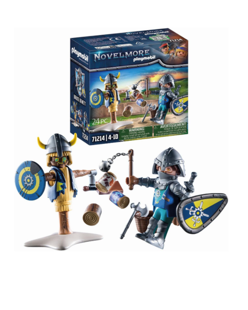 Playmobil 71214 Novelmore Kampftraining Set mit Ritter Bruce Benett Wolfsohn B2B