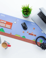 Glatte Textiloberfläche des Paladone Super Mario Mauspads für präzise Steuerung